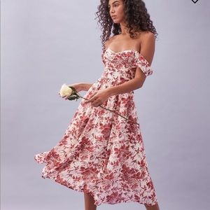 Reformation Violet Dress in Toile De Jouy *NWT*